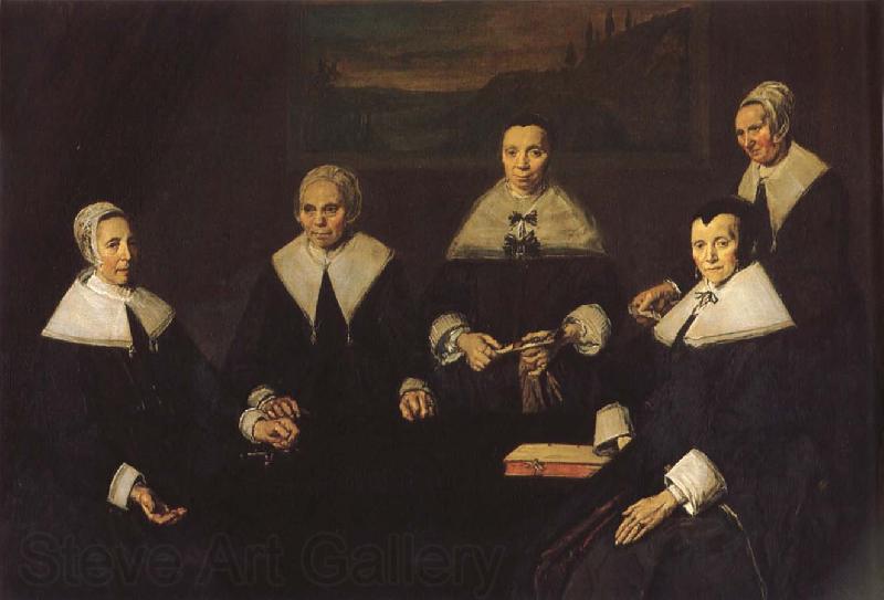Frans Hals The women-s governing board for Haarlem workhouse Spain oil painting art
